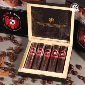 rojo blanco 5 petit robusto oscuro